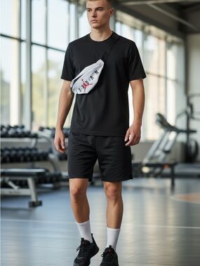 NTW Jordan Jumpman White Waist Bag Fanny Pack - White/Red/Black